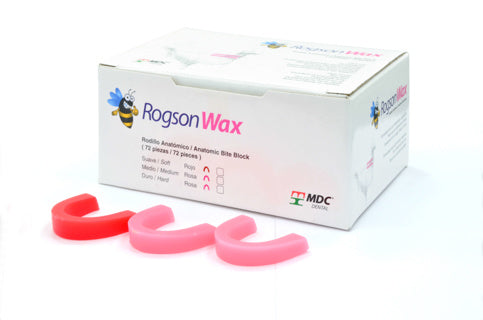RODILLO DE CERA DURA ROSA C/72 PZAS ROGSON WAX