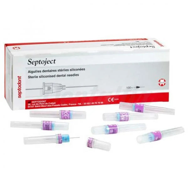 AGUJA DENTAL EX-CORTA 30G C/100 PZAS SEPTOJECT