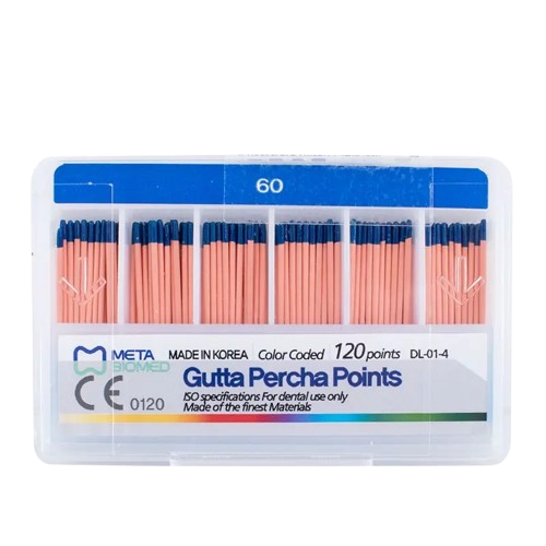 Puntas de Gutapercha Accesorias #60 Meta Biomed