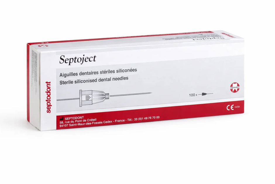 AGUJA DENTAL CORTA 30G C/100 PZAS SEPTOJECT