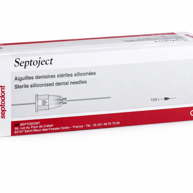 AGUJA DENTAL CORTA 30G C/100 PZAS SEPTOJECT