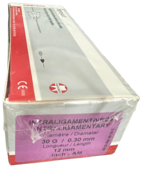 AGUJA DENTAL EX-CORTA 30G C/100 PZAS SEPTOJECT