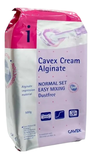 Alginato Cream 500 g Normal Set Cavex