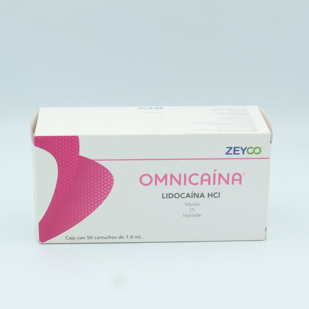 ANESTESICO OMNICAINA 2% C/50 PZAS ZEYCO