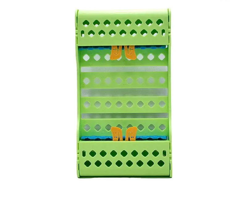 CASSETTE DE PLASTICO AUTOCLAVABLE  P/10 INSTRUMENTOS VERDE ARGEL