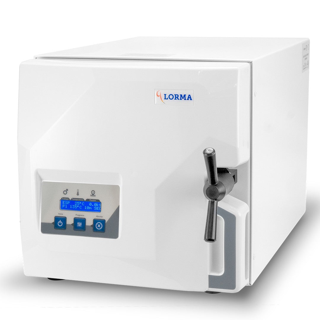 AUTOCLAVE DIGITAL DE 12 L. MOD. AV07 SEMI-AUTOMATICO LORMA