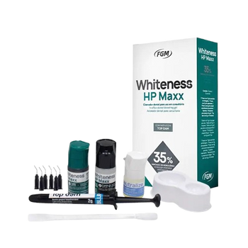 Blanqueamiento Dental Whiteness HP Maxx Verde FGM para 3 Pacientes