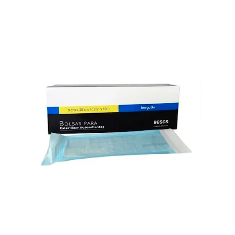 BOLSA P/ESTERILIZAR 9X26 CM C/200 PZAS REYSA