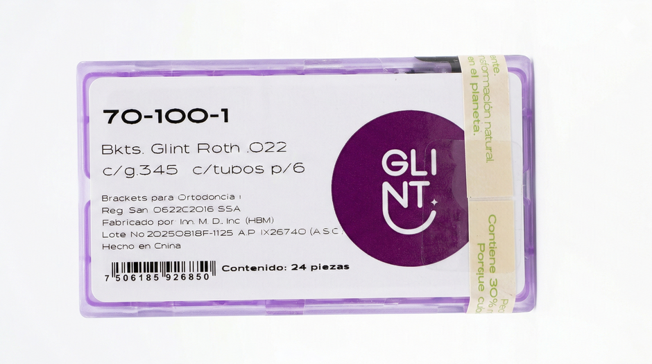 Brackets Glint Roth BORGATTA .022 c/g.345 C/tubo