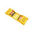 CASSETTE DE PLASTICO AUTOCLAVABLE P/4 INSTRUMENTOS AMARILLO ARGEL