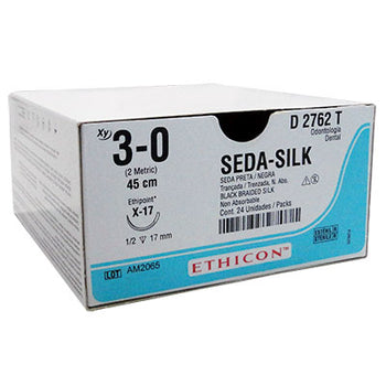 SUTURA SEDA SILK 3-0  ETHICON