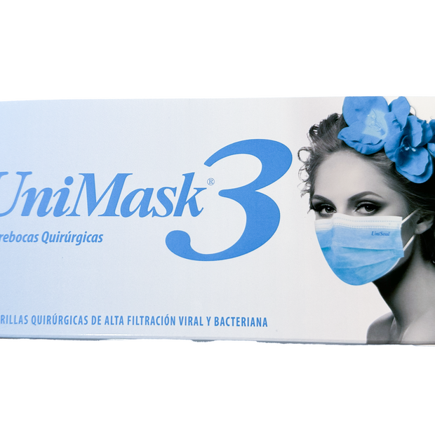 Cubrebocas Unimask3 Azul