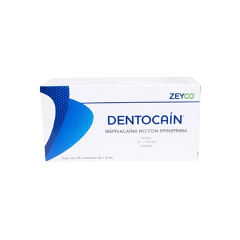 ANESTESICO DENTOCAIN 2% C/50 PZAS ZEYCO