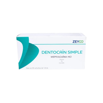 ANESTESICO DENTOCAIN 3% C/50 PZAS ZEYCO