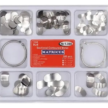 MATRICES C/100 BANDAS Y 2 ANILLOS ARGEL