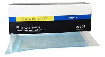BOLSA P/ESTERILIZAR 9X26 CM C/200 PZAS REYSA
