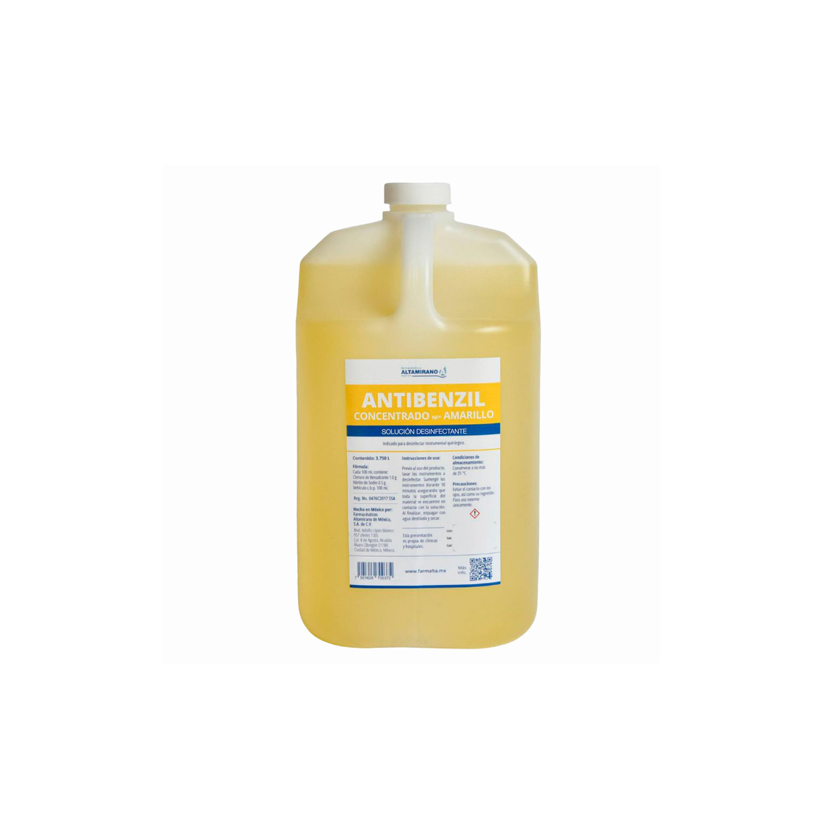 ANTIBENZIL 3.75L. AMARILLO ALTAMIRANO
