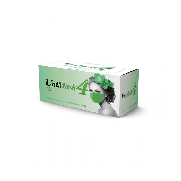 CUBREBOCA UNIMASK VERDE FRESCO C/50 PZAS