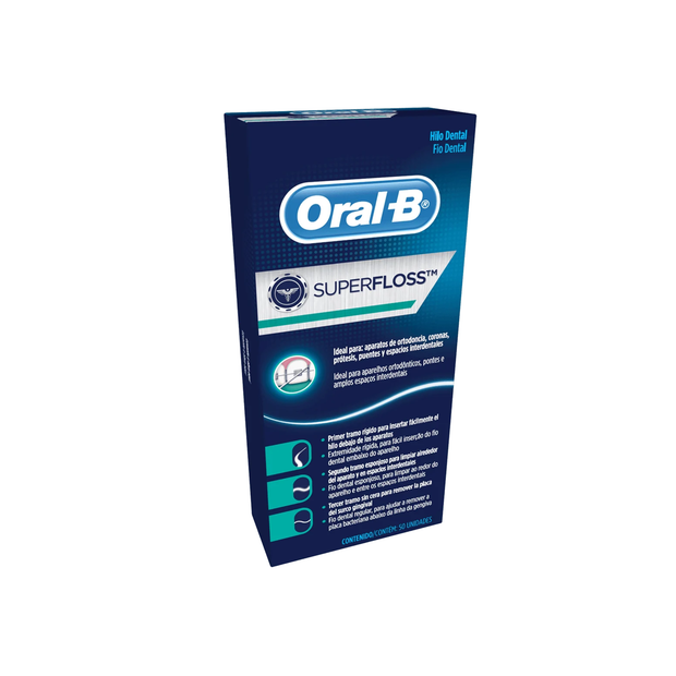HILO DENTAL SUPER FLOSS ORAL-B