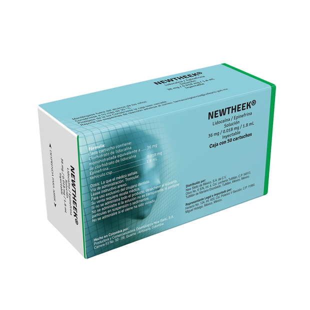 ANESTESICO LIDOCAINA 2% E-100 NEWTHEEK