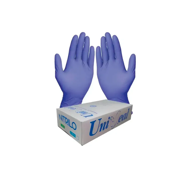 GUANTE NITRILO AZUL PURPURA CH C/100 PZAS UNISEAL