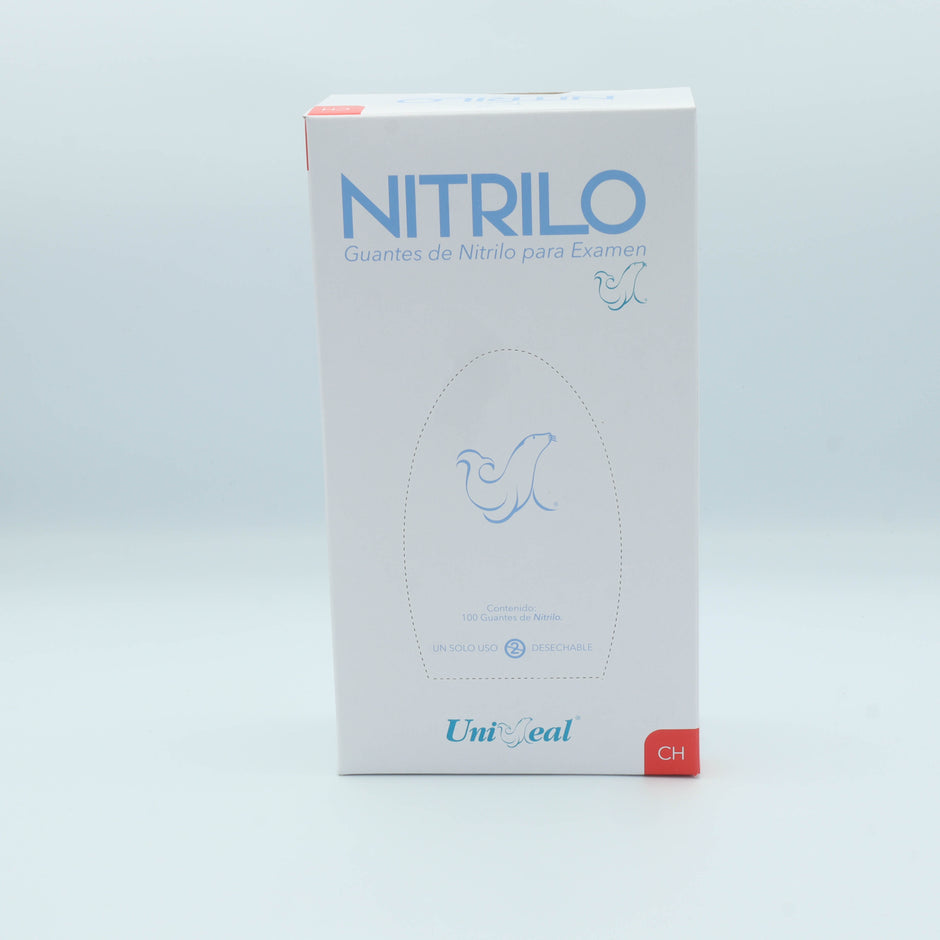 GUANTE NITRILO AZUL PURPURA CH C/100 PZAS UNISEAL