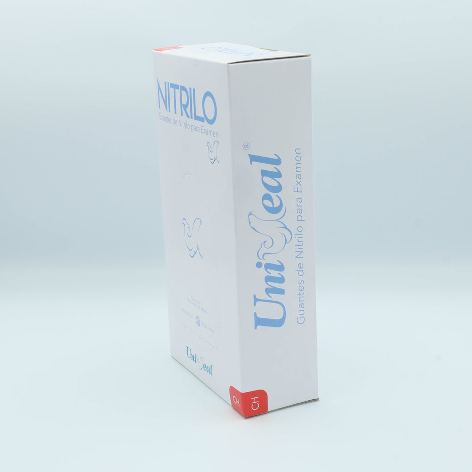 GUANTE NITRILO AZUL PURPURA CH C/100 PZAS UNISEAL