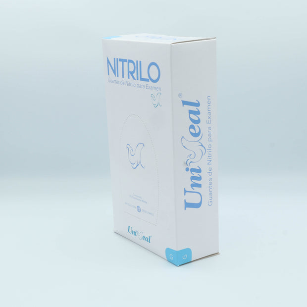 GUANTE NITRILO AZUL PURPURA G C/100 PZAS UNISEAL