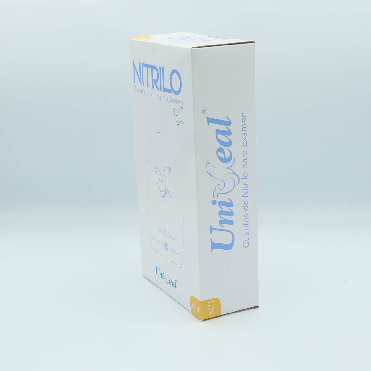 GUANTE NITRILO AZUL PURPURA XCH C/100 PZAS UNISEAL
