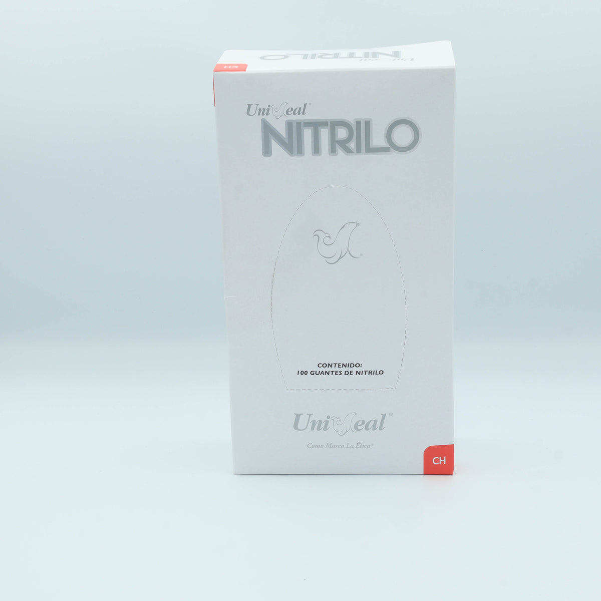 GUANTE NITRILO MULTIUSOS GRIS METALICO CH C/100 PZAS UNISEAL