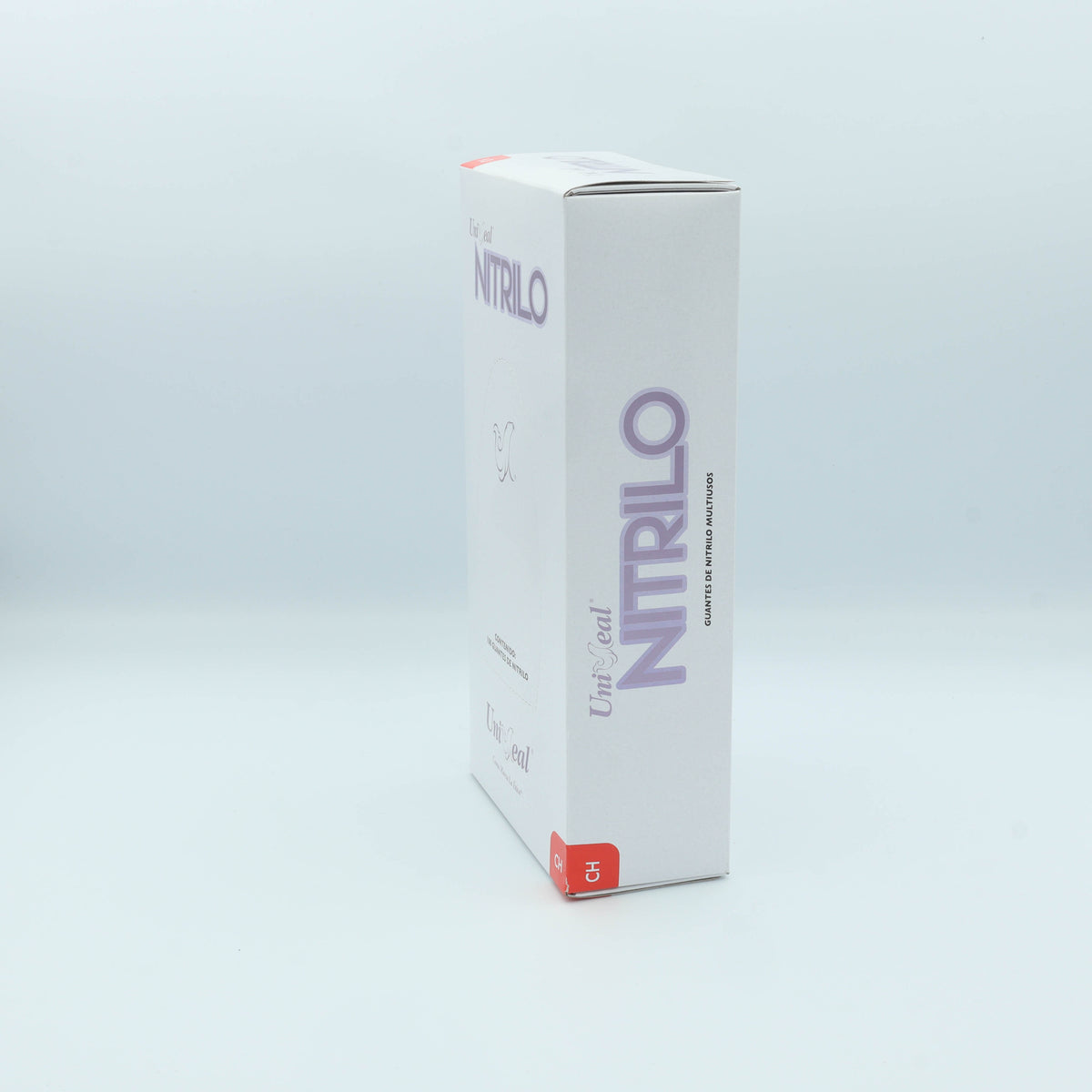 GUANTE NITRILO MULTIUSOS PURPURA METALICO CH C/100 PZAS UNISEAL