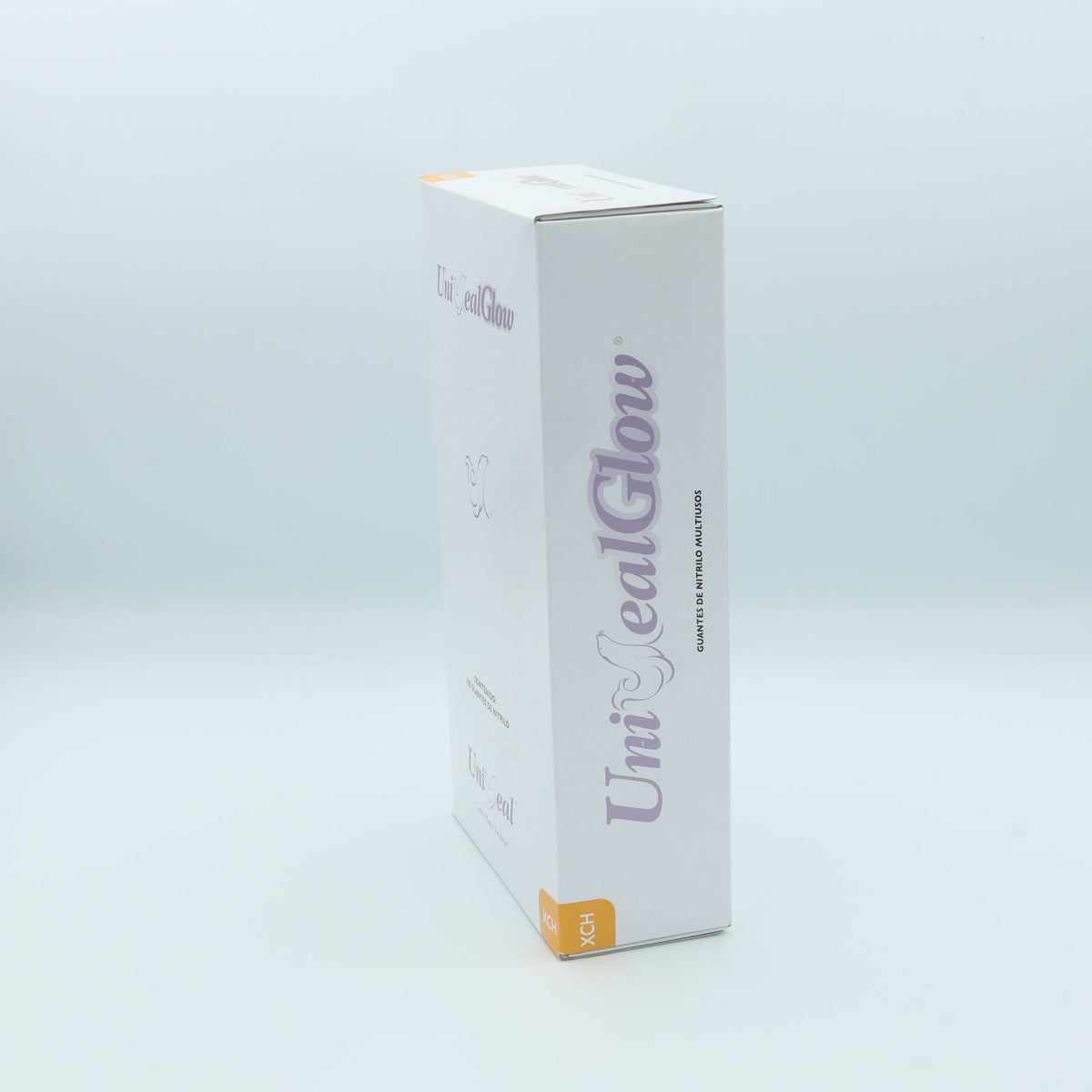 GUANTE NITRILO MULTIUSOS PURPURA METALICO XCH C/100 PZAS UNISEAL