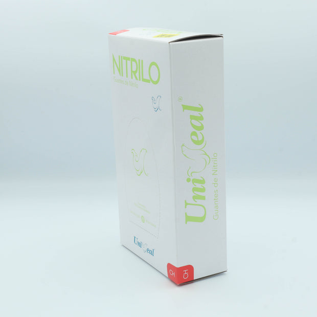 GUANTE NITRILO VERDE CH C/100 PZAS UNISEAL