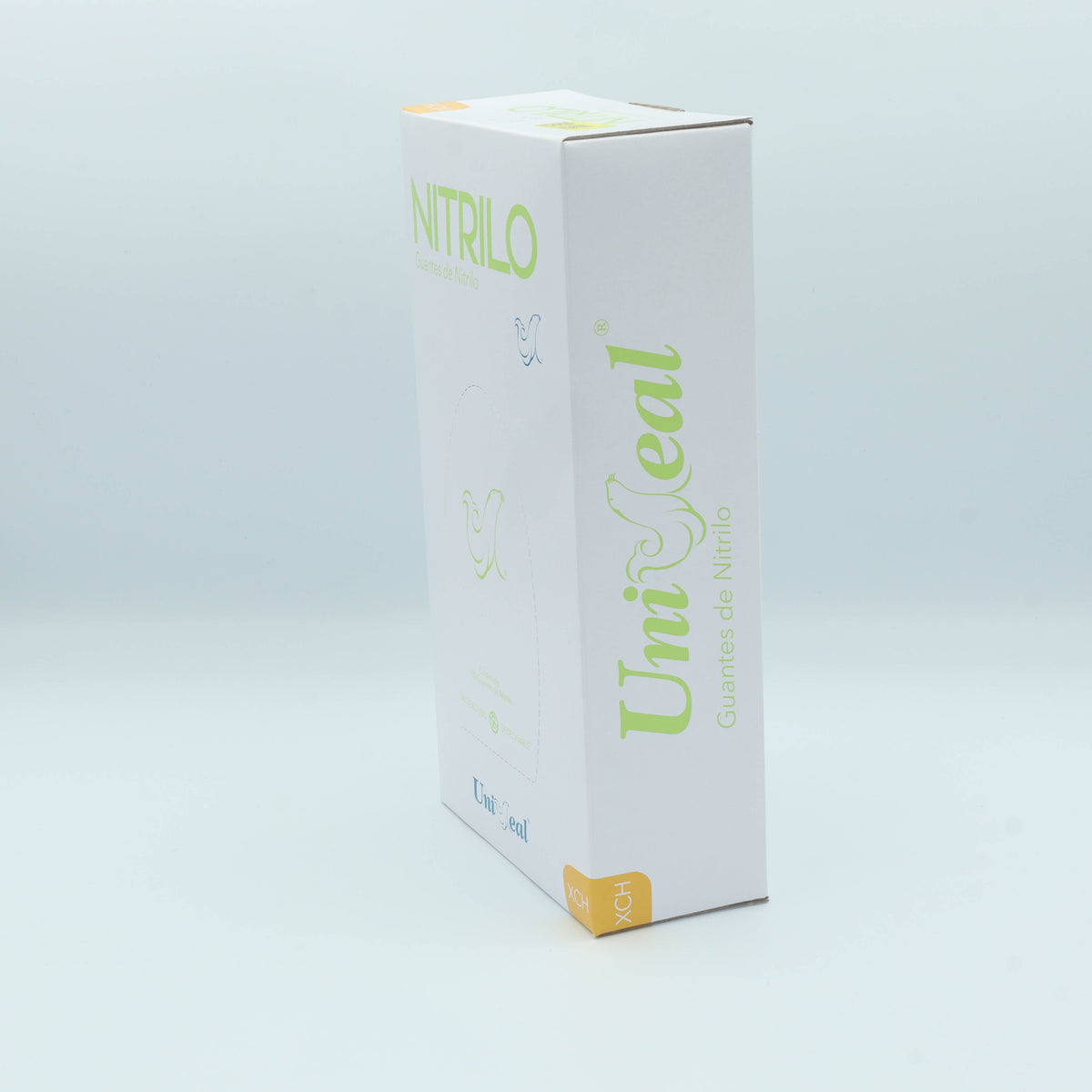 GUANTE NITRILO VERDE XCH C/100 PZAS UNISEAL