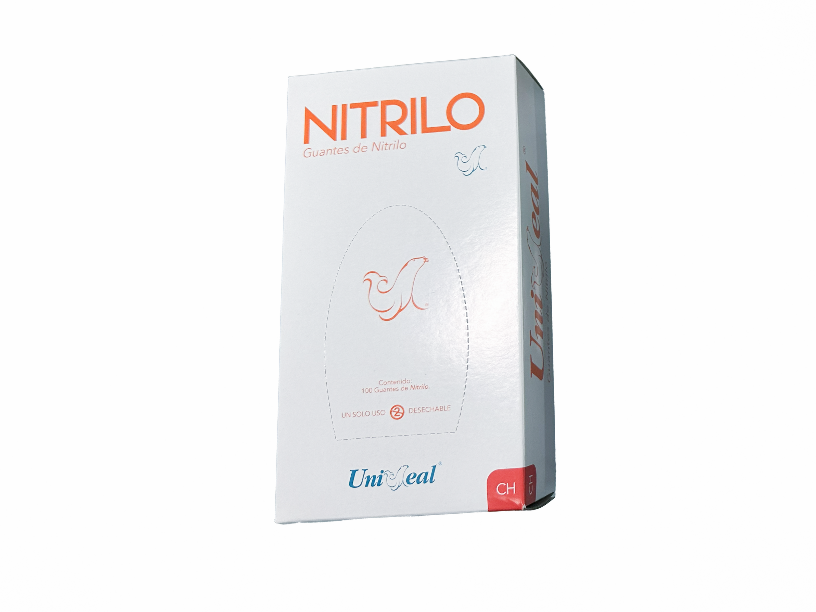 GUANTES DE NITRILO UNISEAL C/100 PZAS