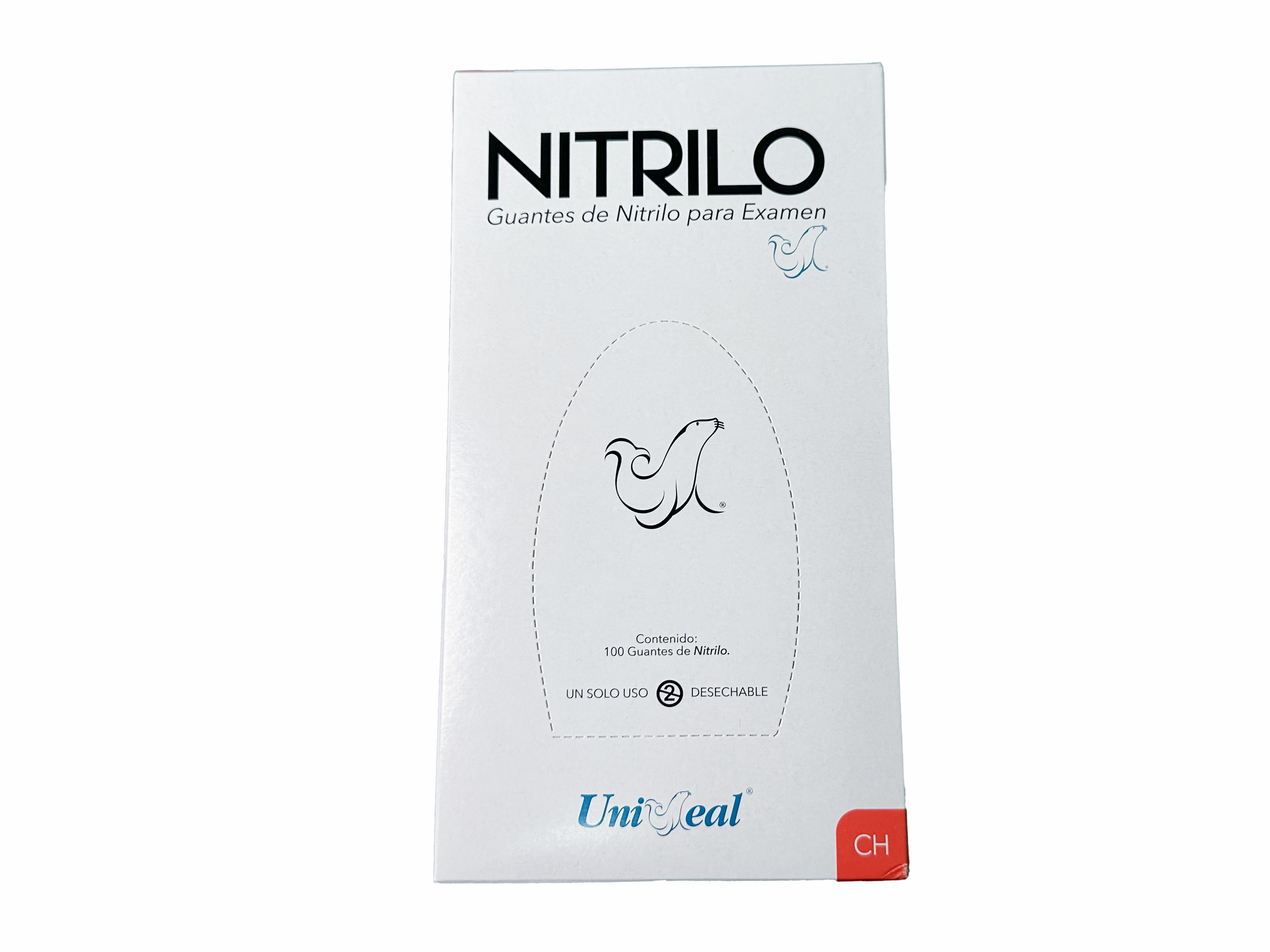 GUANTES DE NITRILO UNISEAL C/100 PZAS