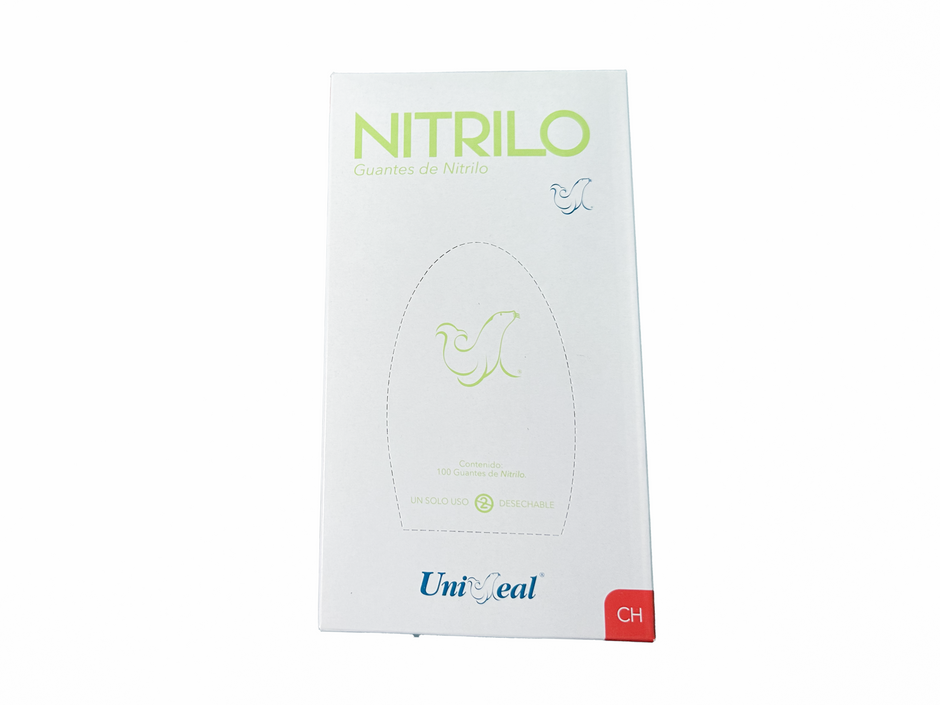 GUANTES DE NITRILO UNISEAL C/100 PZAS