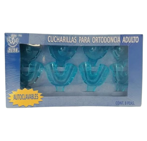 Juego de Cucharillas Adulto Autoclavables Steel para Ortodoncia