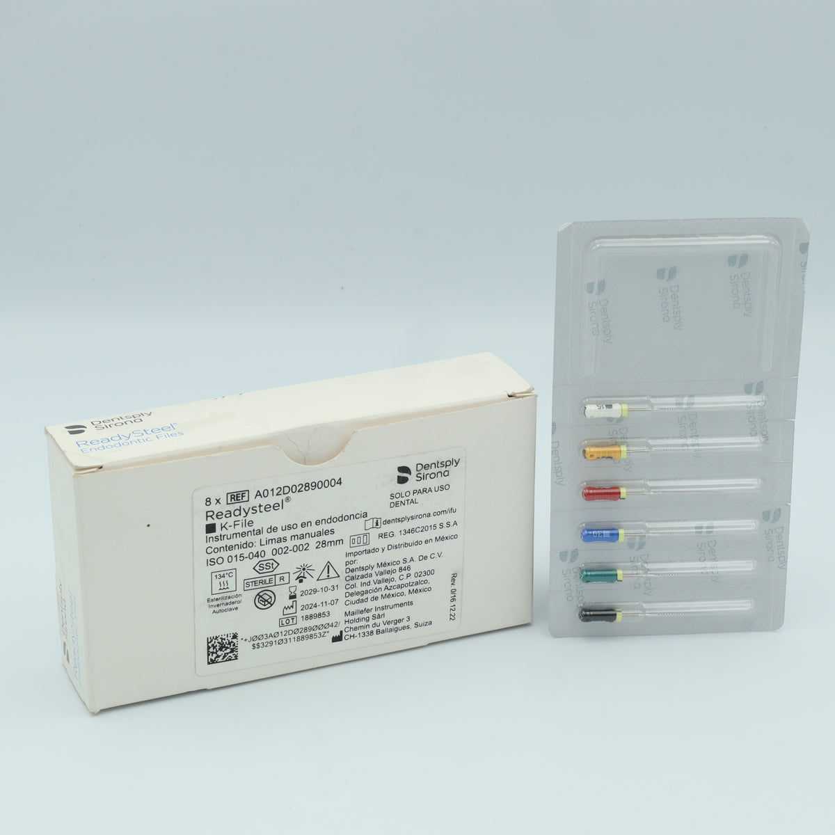 JGO. DE LIMAS K-FILE 1ERA SERIE 28MM DENTSPLY