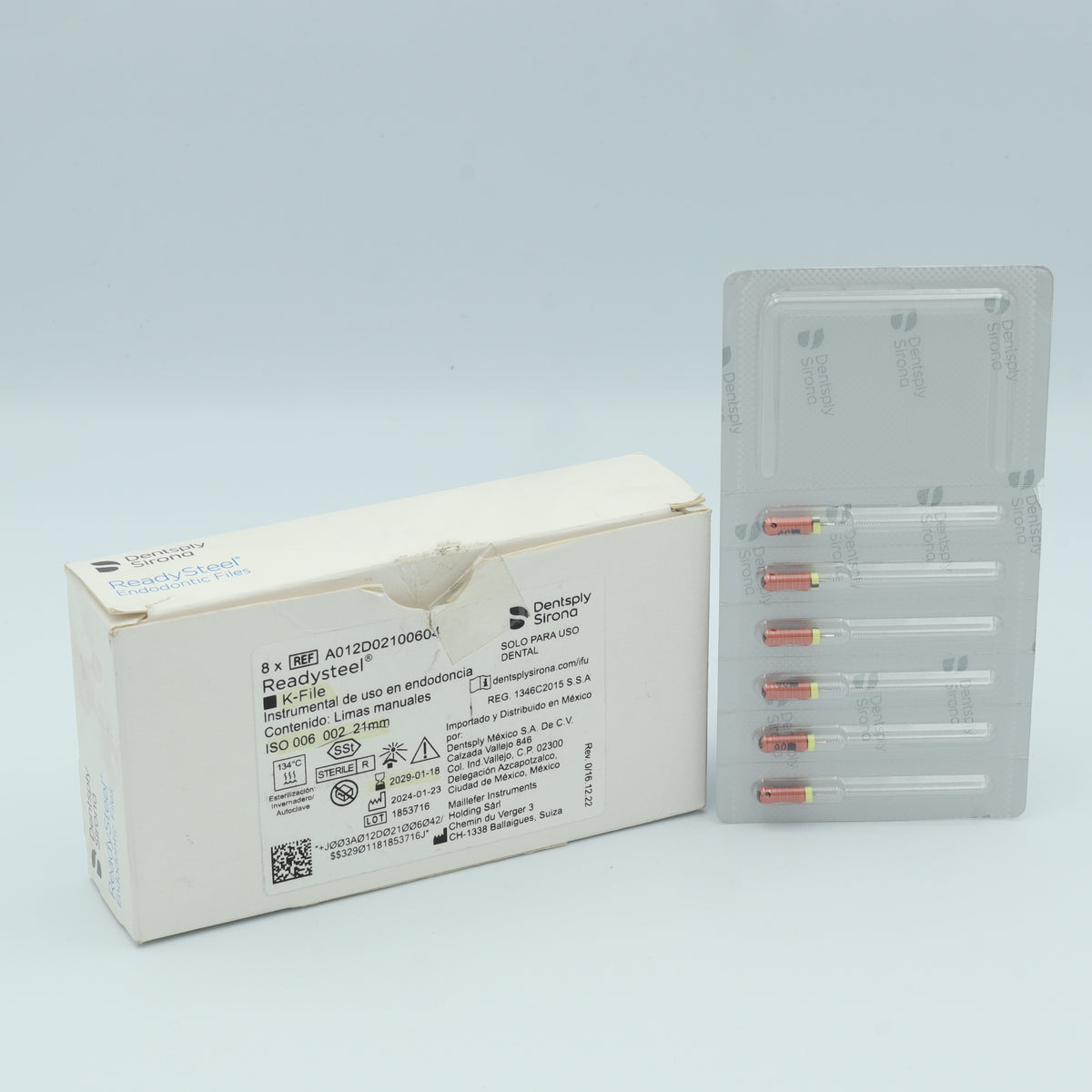 JGO. DE LIMAS K-FILE ACCESORIA #6 21MM DENTSPLY