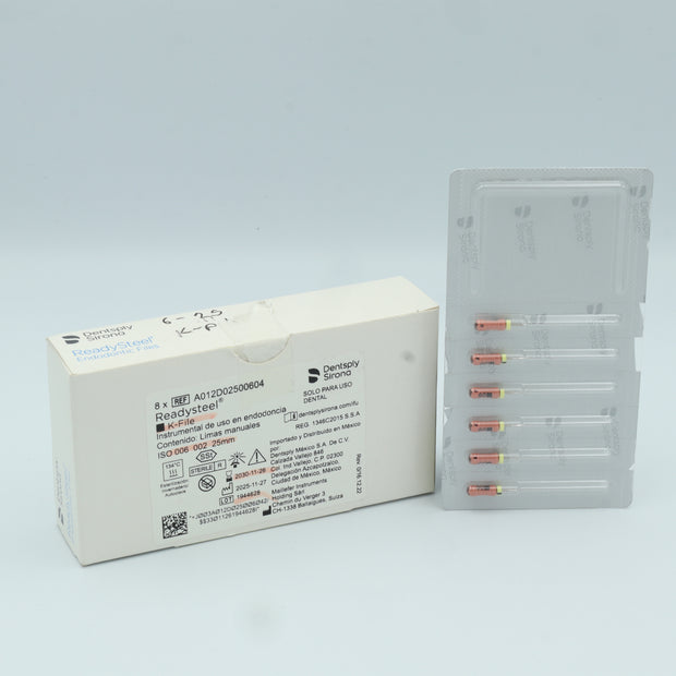 JGO. DE LIMAS K-FILE ACCESORIA #6 25MM DENTSPLY