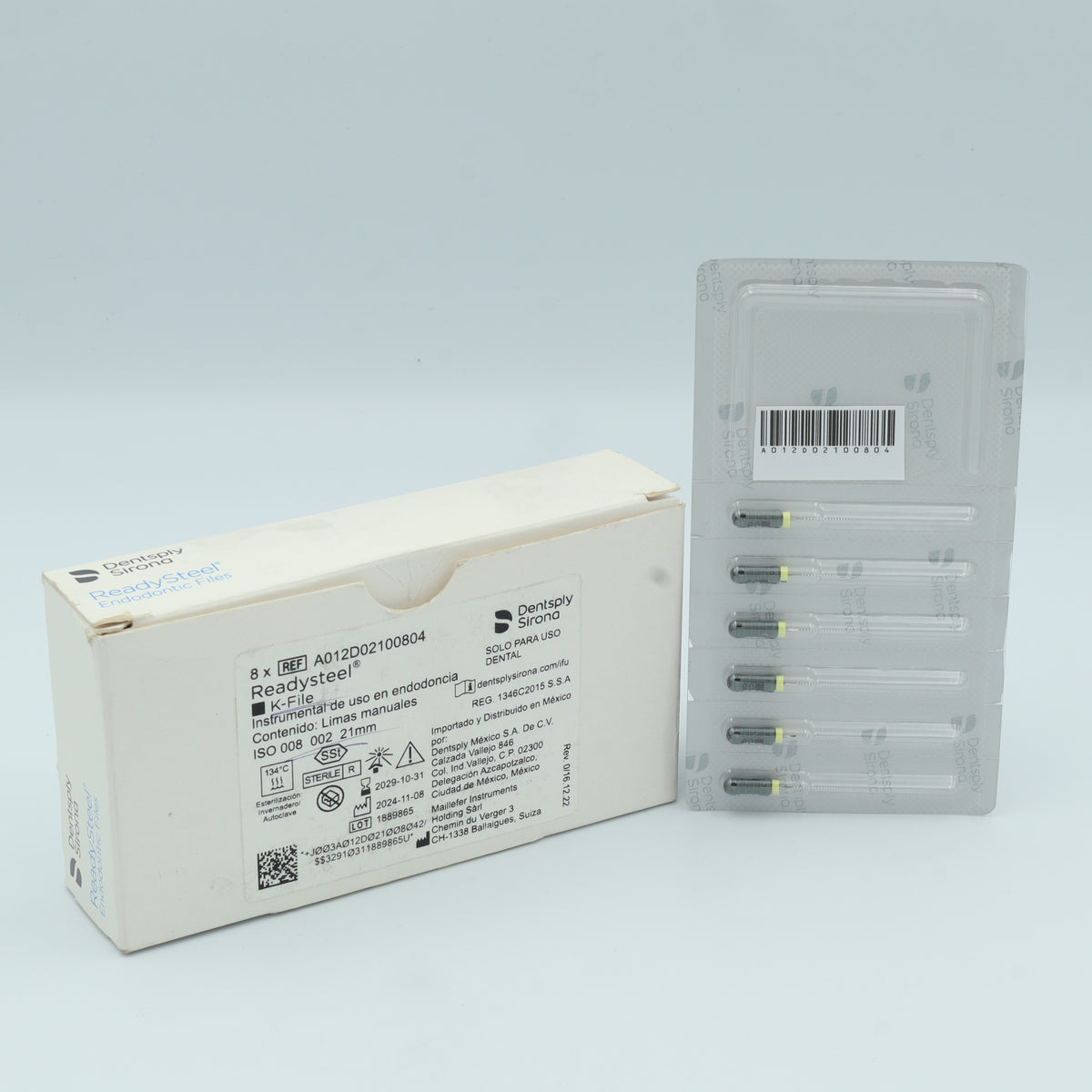 JGO. DE LIMAS K-FILE ACCESORIA #8 21MM DENTSPLY