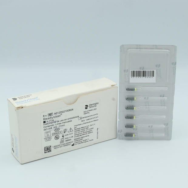 JGO. DE LIMAS K-FILE ACCESORIA #8 21MM DENTSPLY