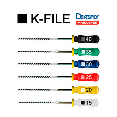 JGO. DE LIMAS K-FILE ACCESORIA #45 25MM DENTSPLY