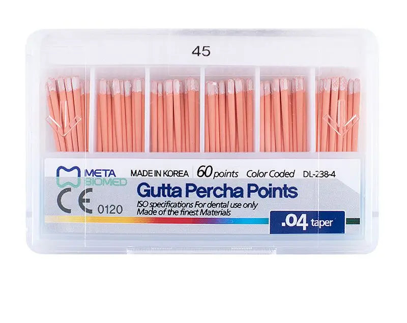 PUNTAS DE GUTAPERCHA ACCESORIA #45 META BIOMED