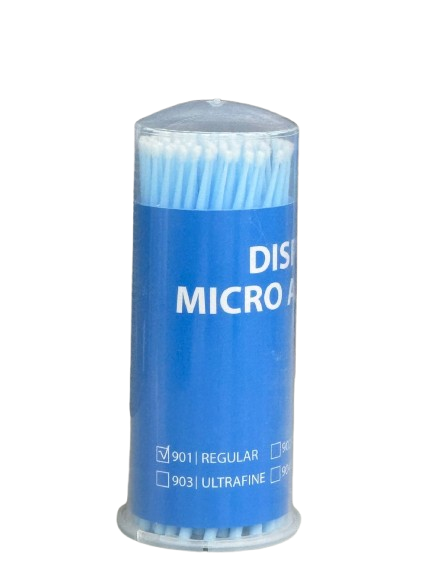 Microbrush Regular Desechable c/100 Pzas Foshan Hemao