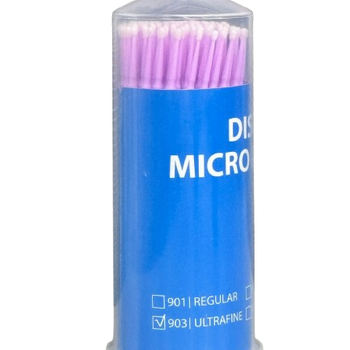 Microbrush Ultra Fino Fushanhemao 100 pzas | Uso dental
