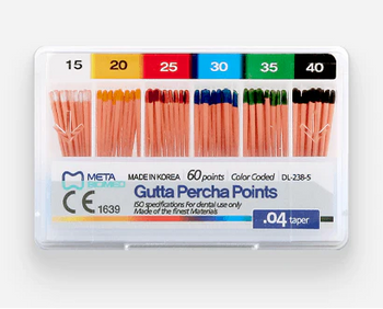 PUNTAS DE GUTAPERCHA 1ERA SERIE E&Q PLUS (.04) META BIOMED