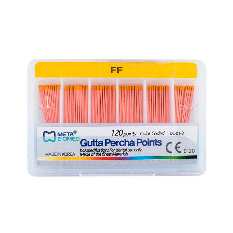 PUNTAS DE GUTAPERCHA ACCESORIA FF META BIOMED