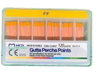 Puntas de Gutapercha Accesorias FF Meta Biomed para Endodoncia
